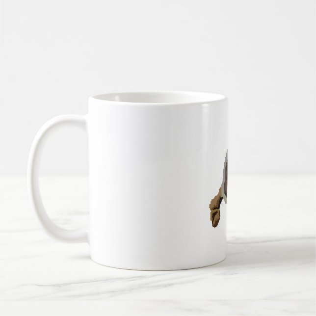 Y is for Yellow Bellied Marmot  Coffee Mug (Left)