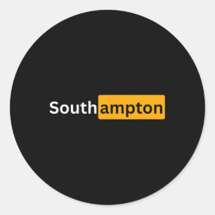 Y Soccer Footll Gifts - Southampton Classic Round Sticker