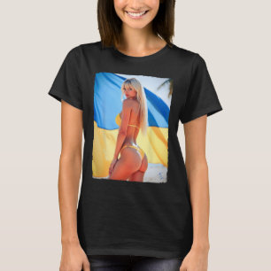 Y Woman On T Shirt - Blonde Bikini Be And Ukraine 