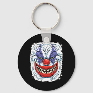 Y Y Clown Face Halloween Boys Men Women Girls Key Ring