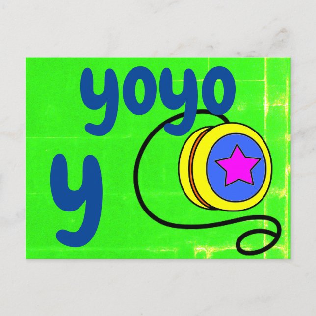 y  - yoyo flash card (Front)