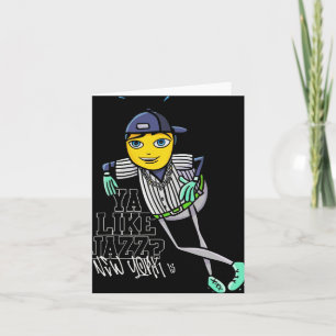 Ya Like Jazz-new York Vintage Card
