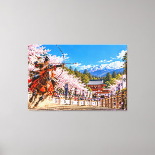 Yabusame – Japanese Horseback Archery Canvas Print