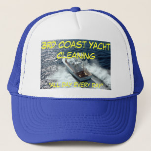 yacht, 3rd Coast Yacht Cleaning, "all day every... Trucker Hat