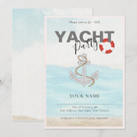 Yacht Boat Cruise Birthday Party