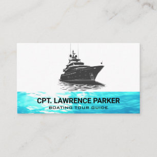 Yacht Boating Water Business Card