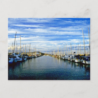 Yacht Club, Auckland Harbour, North Island Postcard