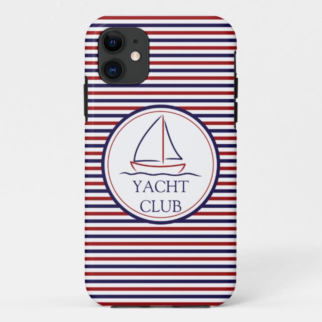 Yacht Club Case-Mate iPhone Case (Back)