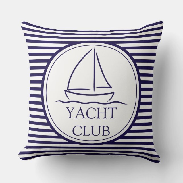 Yacht Club Cushion (Front)