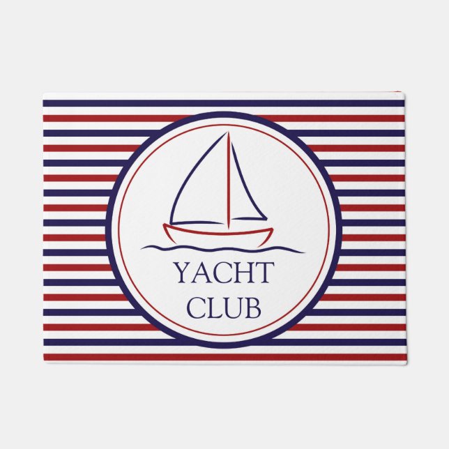 Yacht Club Doormat (Front)