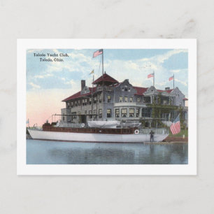 Yacht Club, Toledo, Ohio 1914 Vintage Postcard