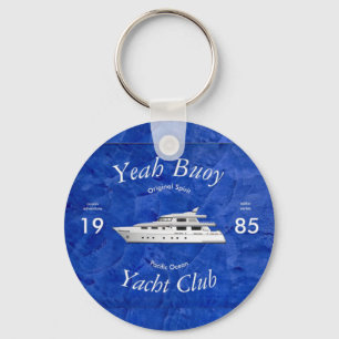 Yacht Club Yeah Buoy Key Ring