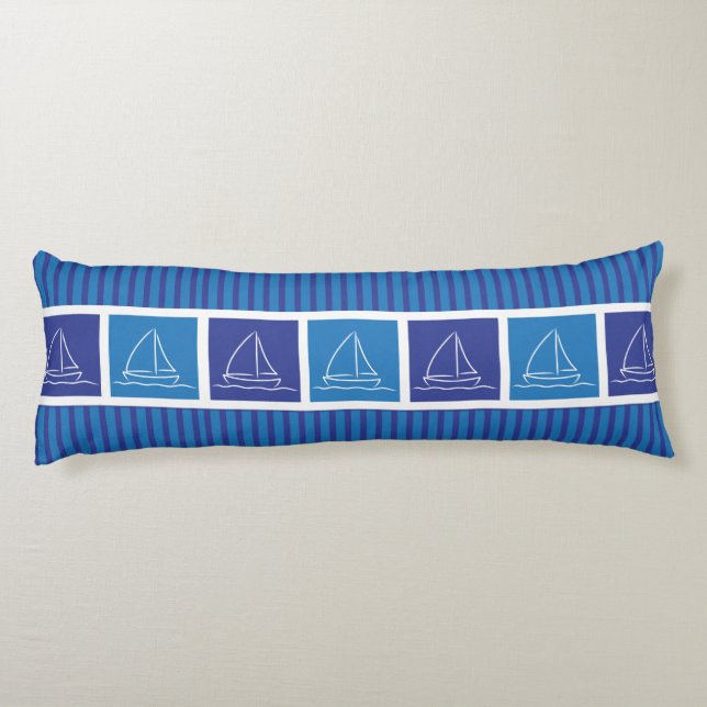 Yacht pattern body cushion (Back)