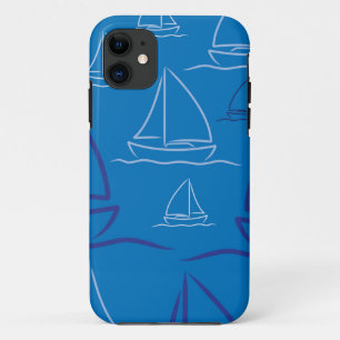 Yacht pattern iPhone 11 case