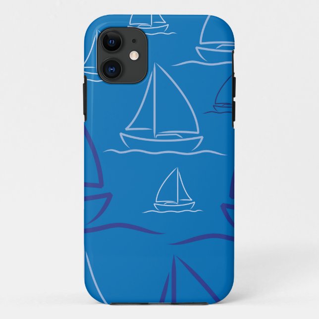 Yacht pattern Case-Mate iPhone case (Back)