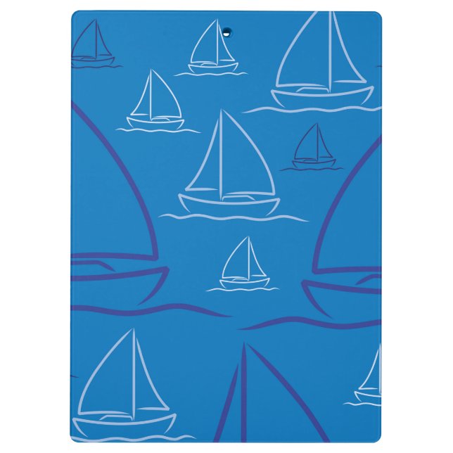 Yacht pattern clipboard (Back)