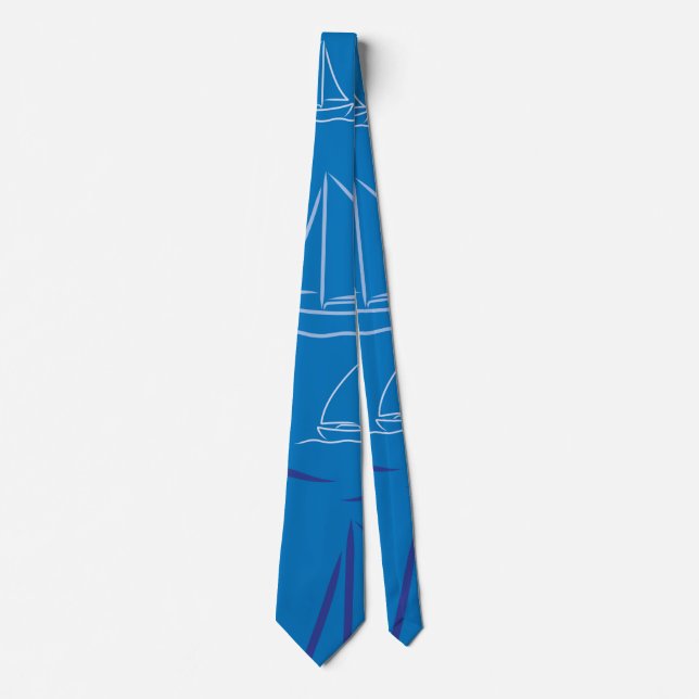 Yacht pattern tie (Front)