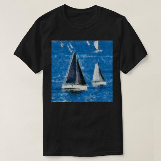 Yacht Race T-Shirt (Design Front)