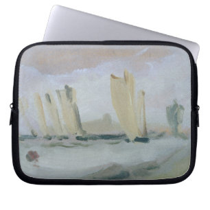 Yacht Racing on the Solent, previously attributed Laptop Sleeve