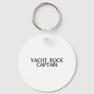 Yacht Rock Captain Funny Boat Sailor Party Gift Id Key Ring