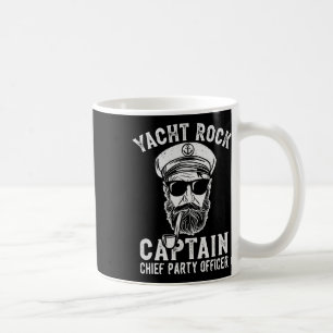 Yacht Rock Captain Pontoon Boat Party Sailor Boati Coffee Mug