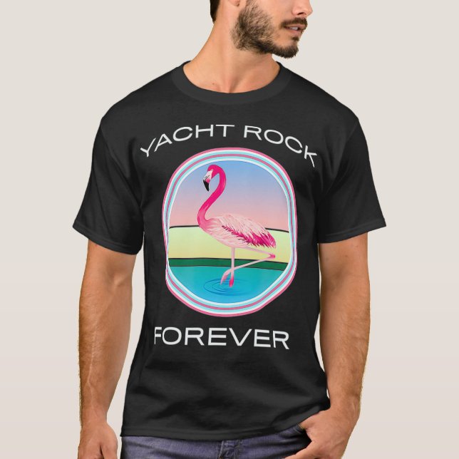Yacht Rock Forever  80s Retro Style T-Shirt (Front)