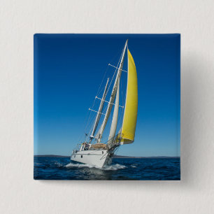 Yacht Sailing South Australia 15 Cm Square Badge
