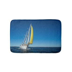 Yacht Sailing South Australia Bath Mat