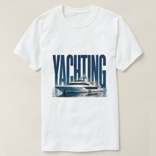 Yachting Editorial Coastal Lifestyle Graphic T-Shirt