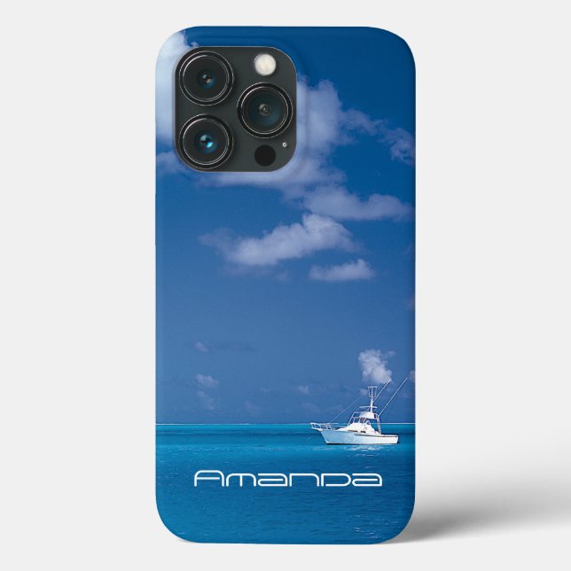 Yachting into the Blue Case-Mate iPhone Case (Back)