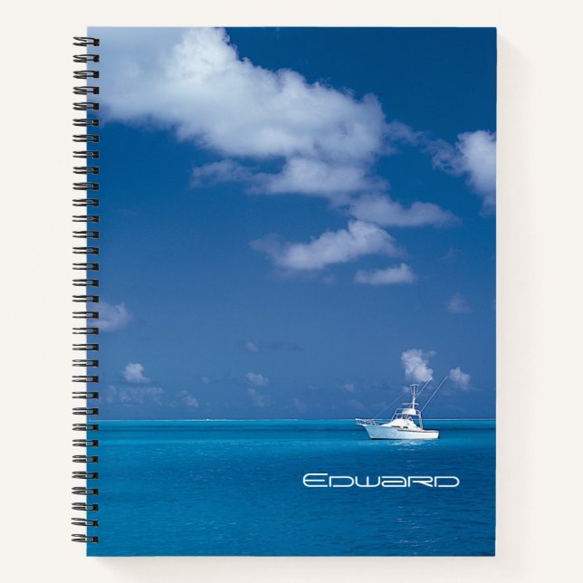 Yachting into the Blue Notebook (Front)