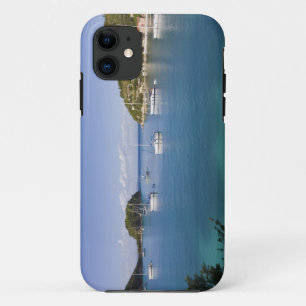 Yachts at anchor, Lakka, Paxos, Greece iPhone 11 Case