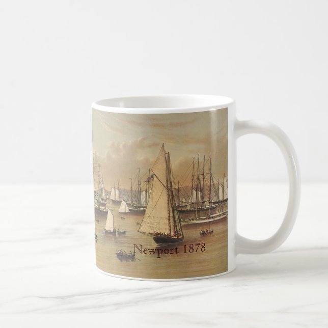 Yachts at Newport Coffee Mug (Right)