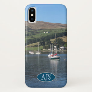 Yachts in a Bay in Scotland. iPhone X Case
