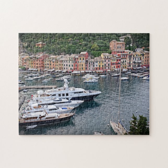 Yachts of Portofino - 11x14 - 252 pc Jigsaw Puzzle (Horizontal)