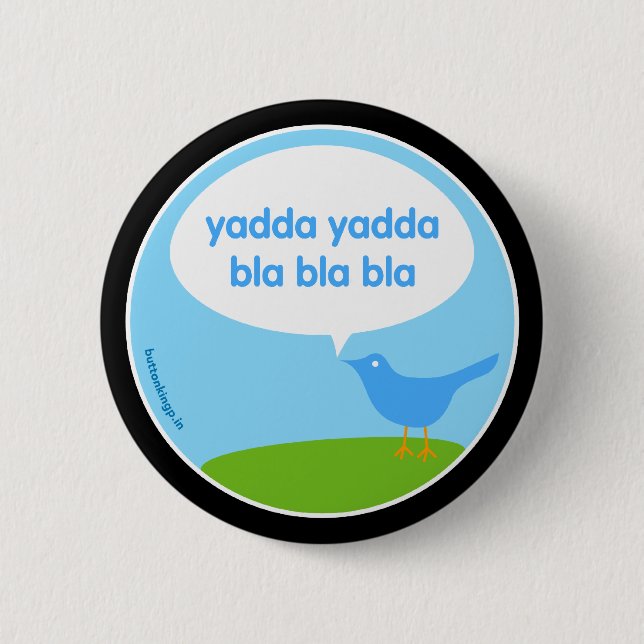 Yadda yadda - Twitter button (Front)