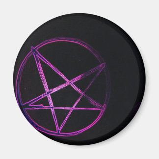 yaei purple pentagram magnet
