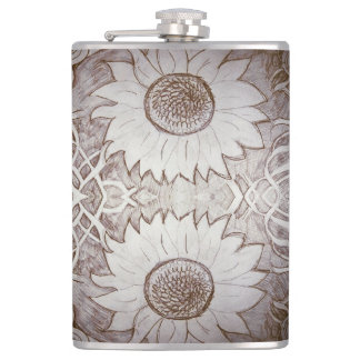yaei sunflower  hip flask