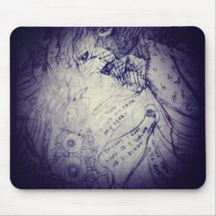 yaei Very dark creature follows me to graveyard Mouse Pad