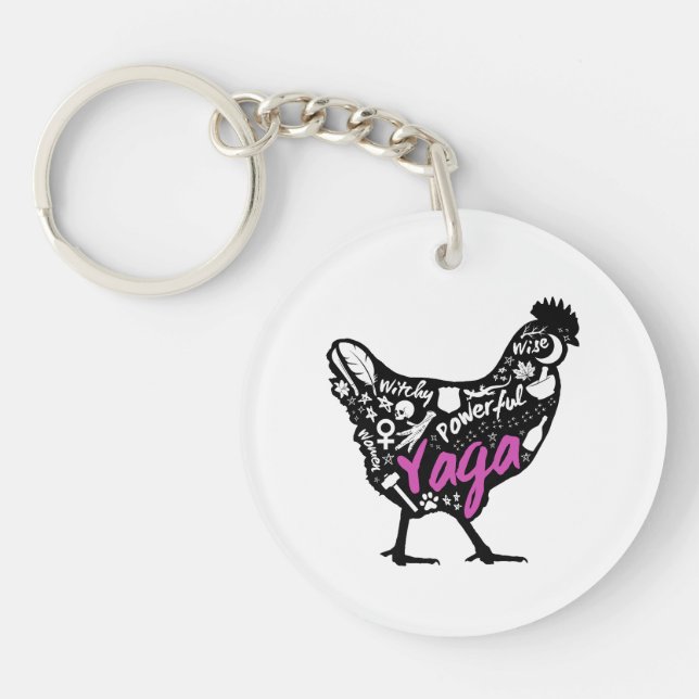 Yaga Chicken Keychain (Front)
