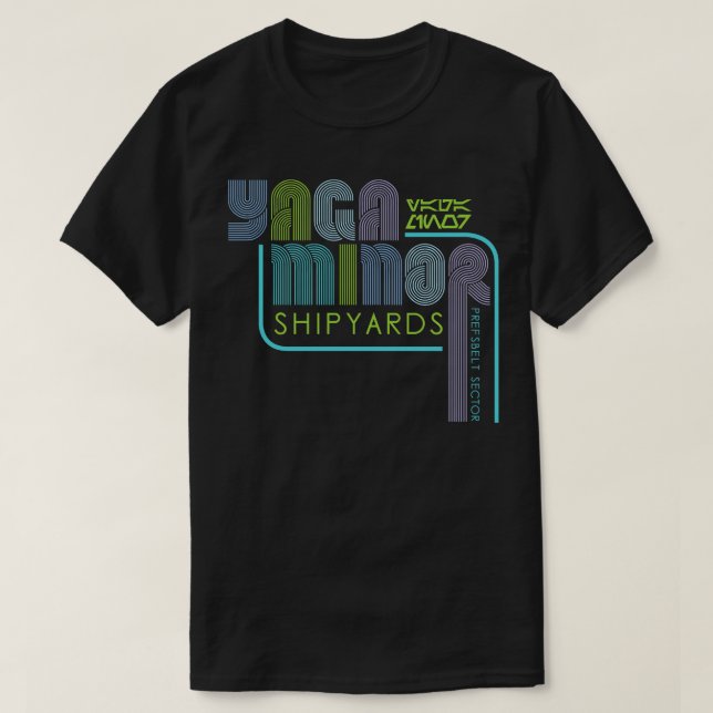 Yaga Minor Shipyards T-Shirt (Design Front)
