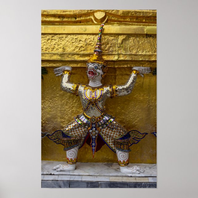 Yahsha statue in Bangkok Poster (Front)