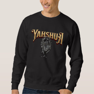 Yahshua Is King Bible Scripture Quote Hebrew Isra Sweatshirt