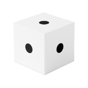 Yahtzee - Dice game die number 1 all 5 sides Cube