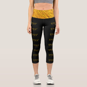 YAHUAH-The Most High Name 01-01 Capri Leggings