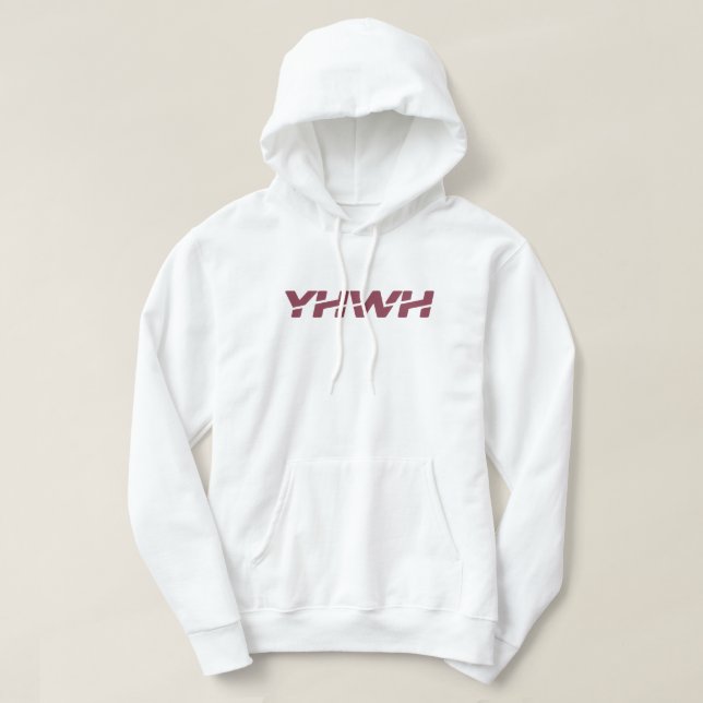 Yahweh Cordovan Hoodie (Design Front)
