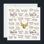 Yahweh Greeting Card<br><div class="desc">Greeting Card for that special person you wish to invite to your special religious celeration.</div>