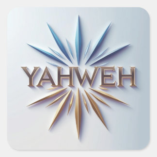 Yahweh Sticker – Faith & Scripture Decal Ai design