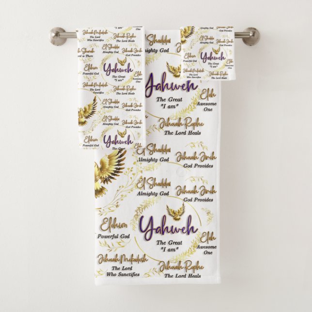 Yahweh Towel Set-Passover Gifts (Insitu)
