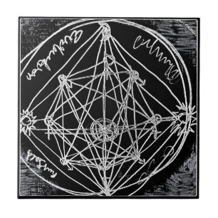 yaie alchemical transmutation art ceramic tile